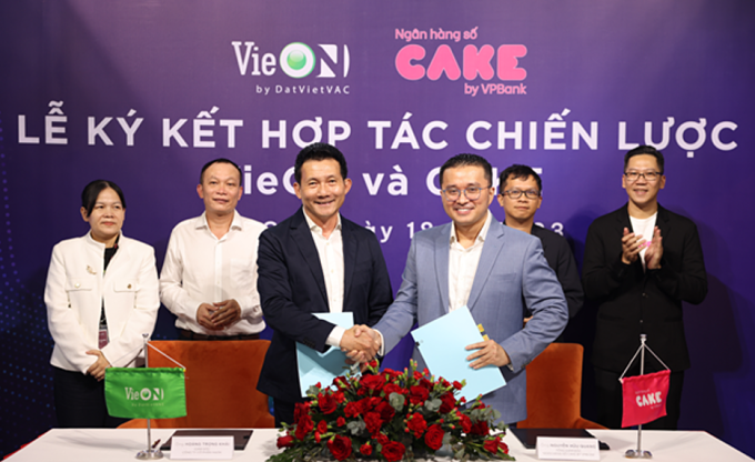 Ngân hàng số Cake hợp tác VieON ra mắt thẻ tín dụng